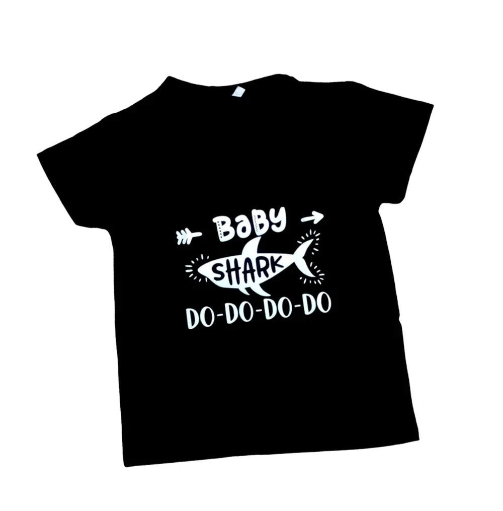 PingFong Baby Shark Graphic T-Shirt Boys 3T Toddler